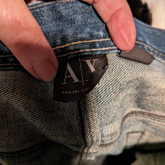Armani Exchange A/X Jeans 30 Short Distressed - Picture 5 of 5